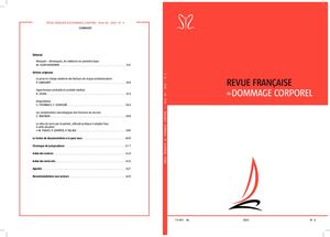 La Revue Française du Dommage Corporel - Trimestre 4 - 2020