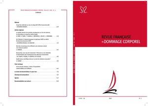 La Revue Française du Dommage Corporel - Trimestre 3 - 2020