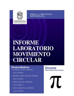 Laboratorio Movimiento Circular