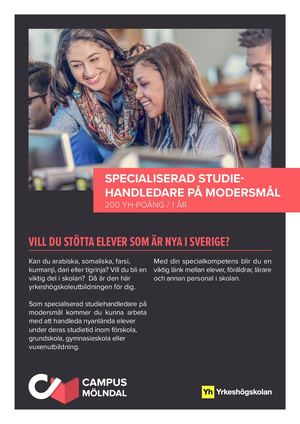 Campus Molndal Specialiserad Studiehandledare På Modersmål