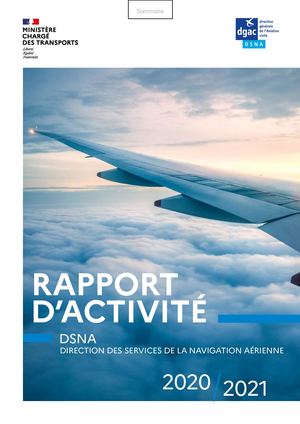 2020 2021 DSNA Rapport D'activité