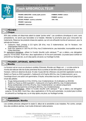 02 2022 Flash Arbo Du 22 Février