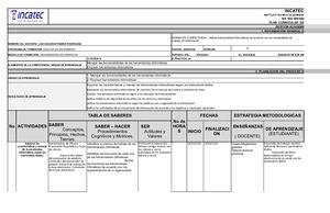 Planeador Herramientas Informaticas (Aux Enfer I Sabados)