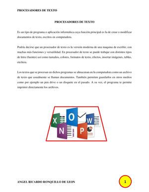 Procesadores De Texto