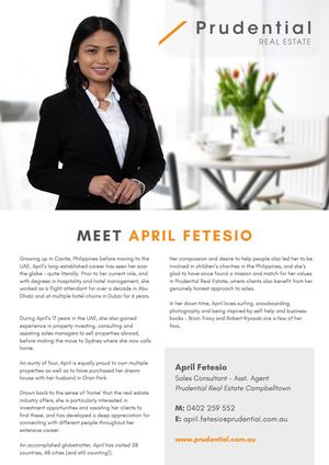 Meet April Fetesio