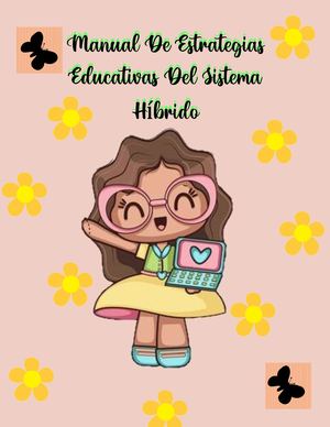 Manual De Estrategias En La Modalidad Híbrida o  mixta