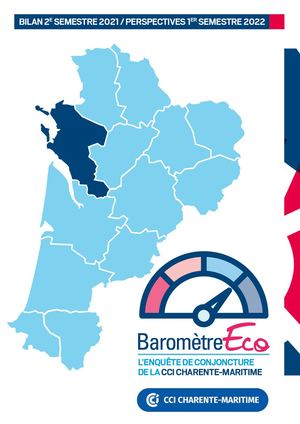 Bilan du 2e semestre 2021 / perspective 1er semestre 2022. Découvrez l’enquête de conjoncture de la Charente-Maritime