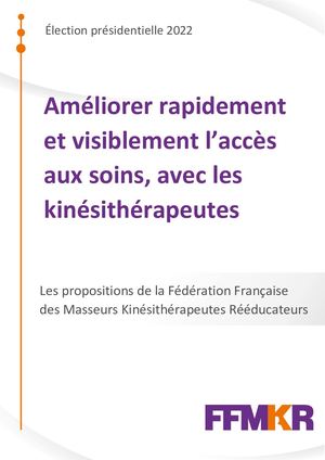 FFMKR Elections Présidentielles 2022