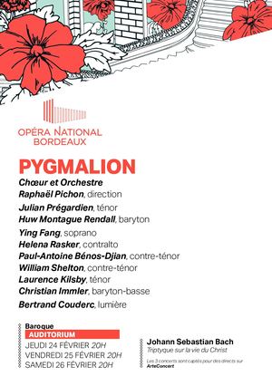RECITAL - PYGMALION - DU 24 AU 26 FEV. 22