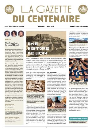 La gazette du Centenaire