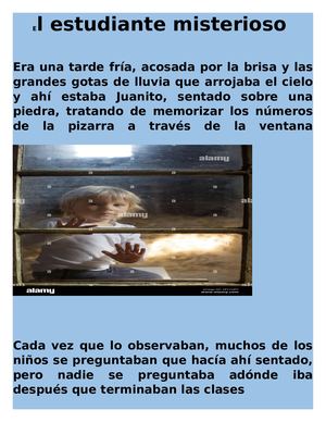 cuento el alumno misterioso