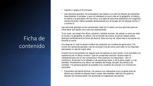 Ficha De Contenido El Principito