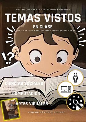 Evaluación Parcial No 1 Ciencias Sociales, Computación, Artes Visuales Ximena Sánchez 1ro Básico