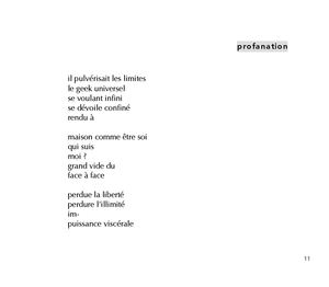 La caresse de l'écorce — Extrait