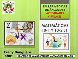 Taller 1 MEDIDAS DE ÁNGULOS 10°