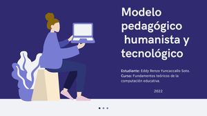 Modelo Pedagógico Humanista Y Tecnológico