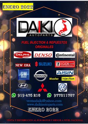 Daiki Autoparts Enero New 2022 1 Catalogo Inyectores