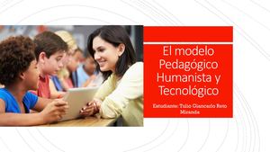 Modelo Pedagógico Humanista y Tecnológico