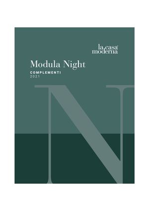 Modula Night Catalogo La Casa Moderna Complementi 2021 2022