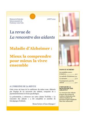 Revue Maladie D'alzheimer La Rencontre Des Aidants