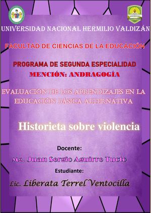 Historieta Violencia Contra Las Mujeres