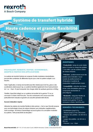 Flyer - Système de transfert hybride