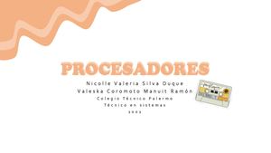 PROCESADORES AMD Y INTEL (NICOLLE SILVA)