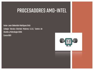 PROCESADORES AMD-INTEL