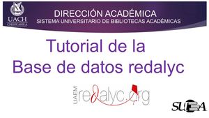 Tutorial BD Redalyc