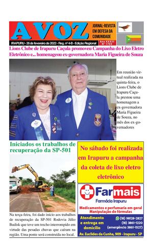 A Voz Edição Digital 26 De Fevereiro De 2022