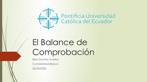El Balance De Comprobación (1)