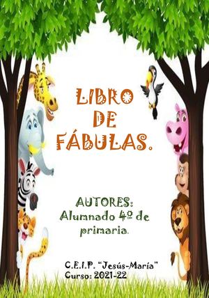 Libro De Fábulas 4º Curso 21 22