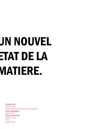 Memoire Scenographie