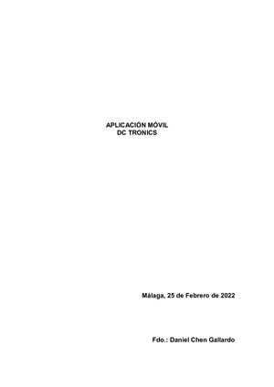 Documentación Proyecto App Móvil