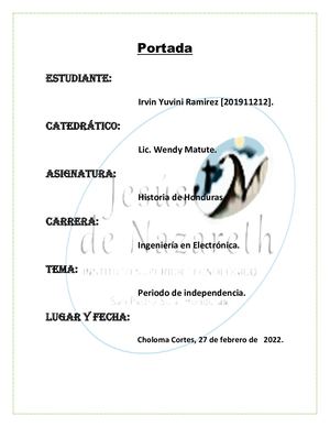 Periodo Independiente