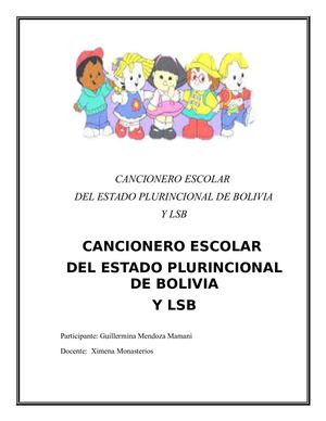 Himno Del Estado Plurinacional De