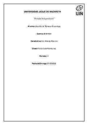 Cuáles Fueron Las Causas Externa E Interna De Independencia De Centro América Docx