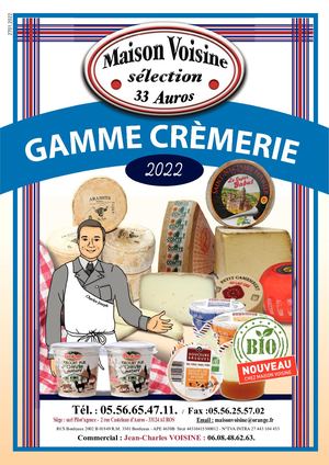 Catalogue Crèmerie 2022 - Maison Voisine
