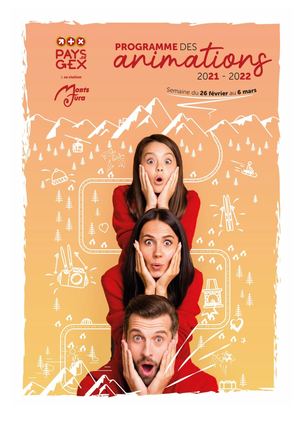 Programme des animations du 26 février au 6 mars