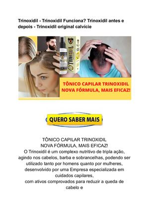 Trinoxidil Funciona Mesmo?