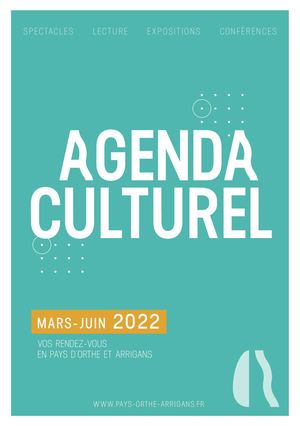 Agenda Culturel Ccpoa Mars Juin 2022