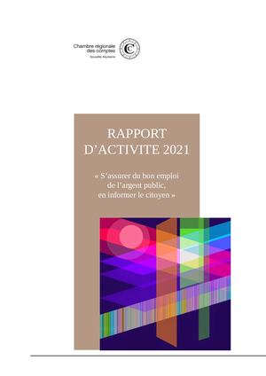 Rapport d'activité 2021 de la chambre régionale des comptes Nouvelle-Aquitaine