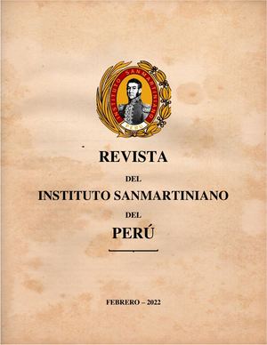 Revista del Instituto Sanmartiniano del Perú No.  31 Febrero 2022