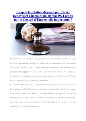 De quoi parle l’arrêt Denoyez et Chorques du 10 mai 1974 rendu par le conseil d’État ?