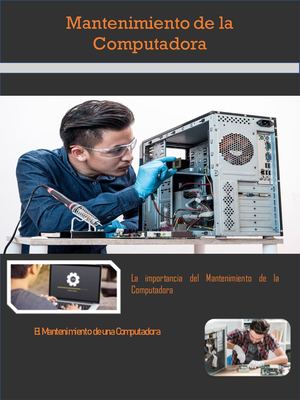 Mantenimiento de la computadora