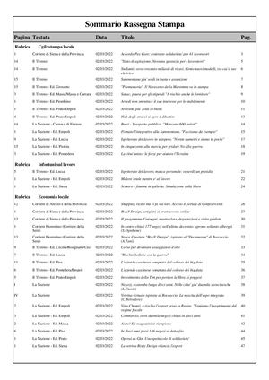 Toscana rassegna stampa 02.03.2022