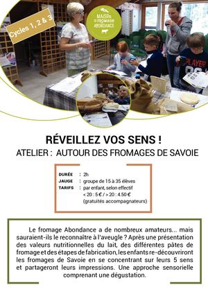 Fiche Technique Reveillez Vos Sens Maison Du Fromage Abondance