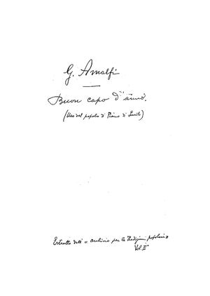 Canzone De Lo Capodanno