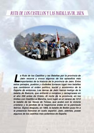 Pdf Ruta De Los Castillos Y Las Batallas