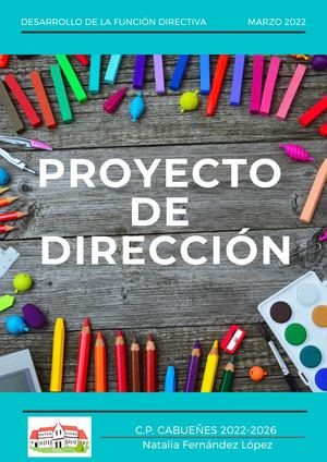 Tarea 6 1 Proyecto De Dirección